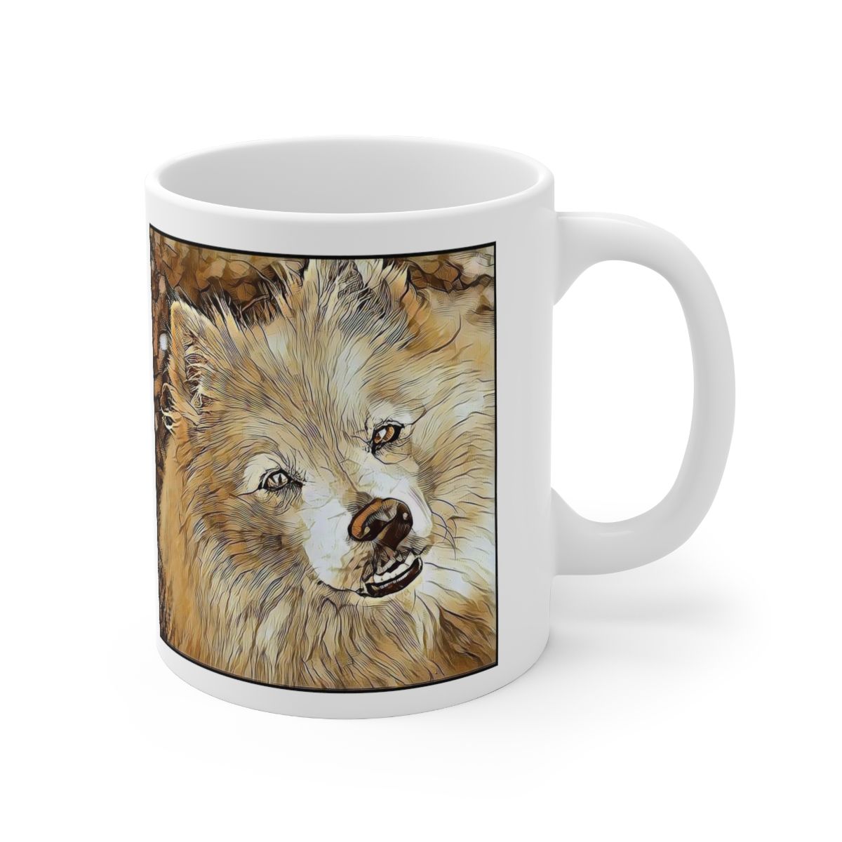Picture of American Eskimo-Hairy Styles Mug