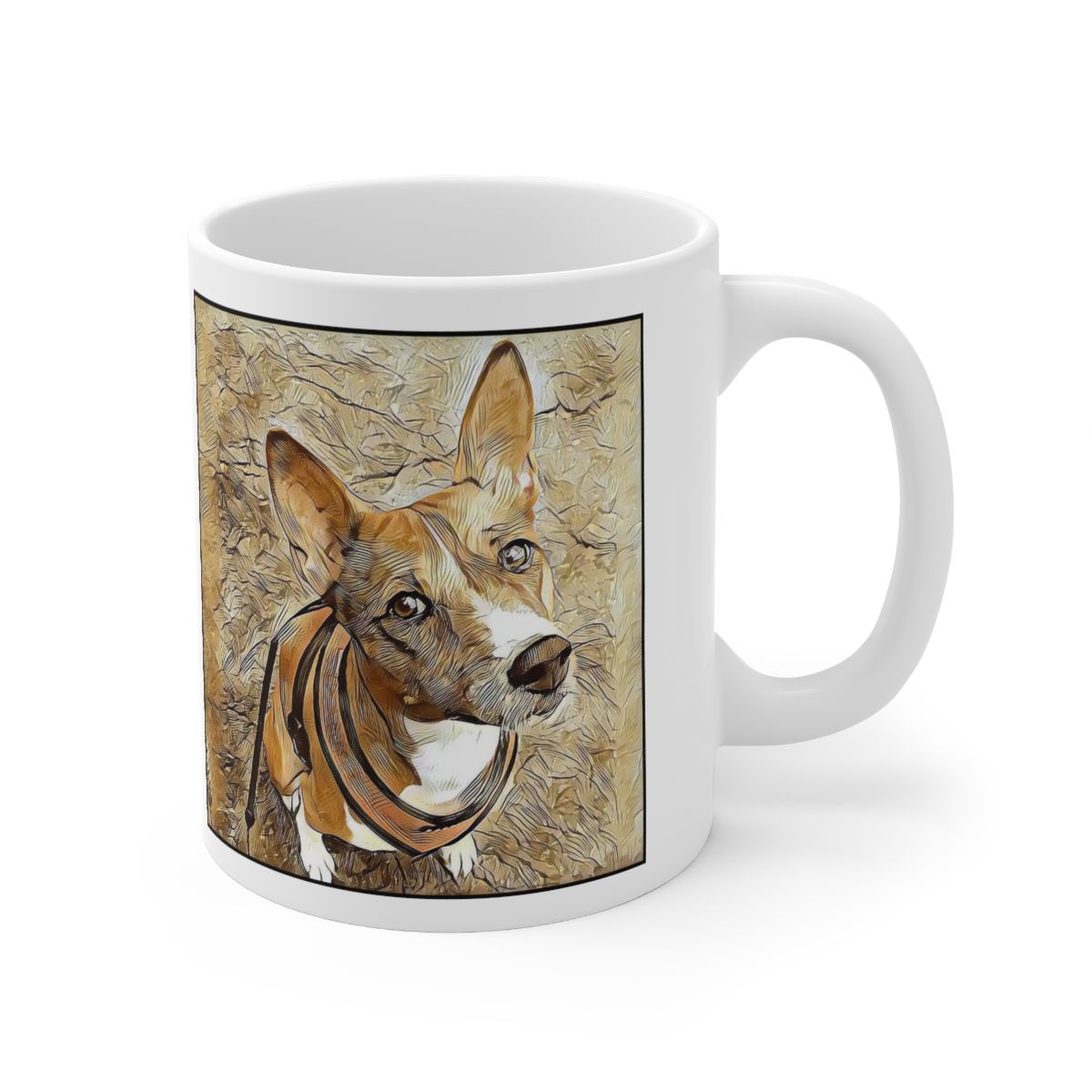 Picture of Basenji-Hairy Styles Mug