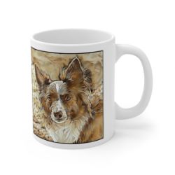 Picture of Border Collie-Hairy Styles Mug