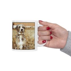 Picture of Catahoula Leopard Dog-Hairy Styles Mug