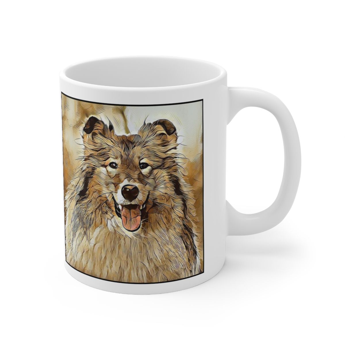 Picture of Rough Collie-Hairy Styles Mug