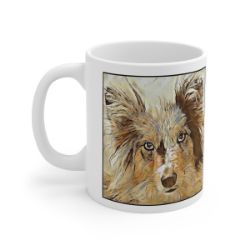 Picture of Shetland Sheepdog-Hairy Styles Mug