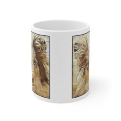 Picture of Shetland Sheepdog-Hairy Styles Mug