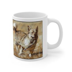 Picture of Swedish Vallhund-Hairy Styles Mug