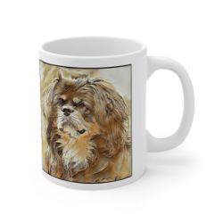 Picture of Tibetan Spaniel-Hairy Styles Mug