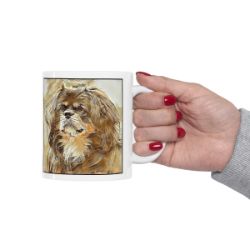 Picture of Tibetan Spaniel-Hairy Styles Mug
