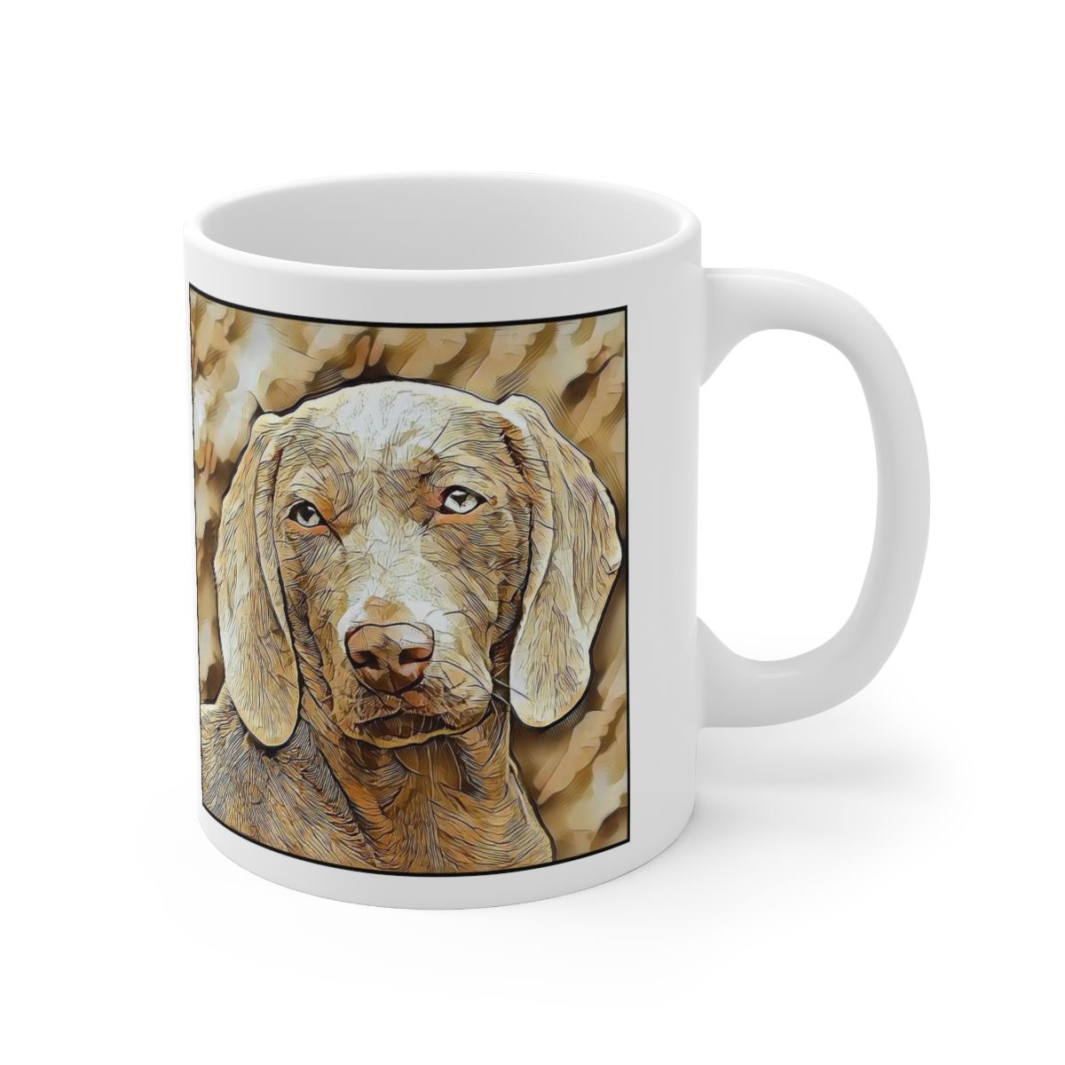 Picture of Weimaraner-Hairy Styles Mug