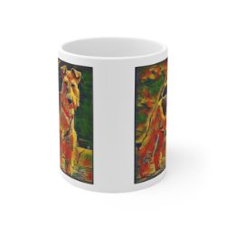 Picture of Airedale Terrier-Garden Veggie Mug