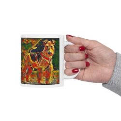 Picture of Airedale Terrier-Garden Veggie Mug