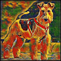 Picture of Airedale Terrier-Garden Veggie Mug