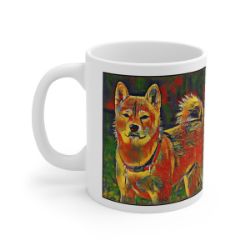 Picture of Akita Shiba Inu-Garden Veggie Mug