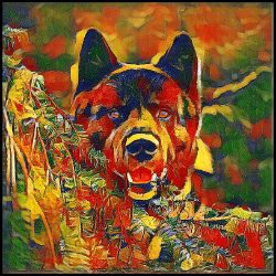 Picture of American Akita-Garden Veggie Mug