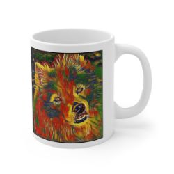 Picture of American Eskimo-Garden Veggie Mug