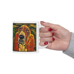 Picture of Bassett Hound-Garden Veggie Mug