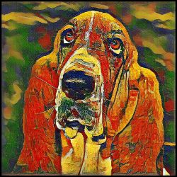 Picture of Bassett Hound-Garden Veggie Mug