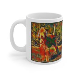 Picture of Bedlington Terrier-Garden Veggie Mug