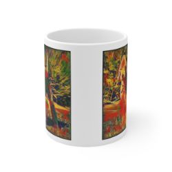 Picture of Bedlington Terrier-Garden Veggie Mug