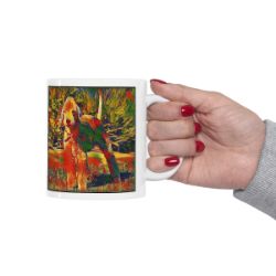 Picture of Bedlington Terrier-Garden Veggie Mug
