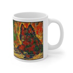 Picture of Belgian Sheepdog Belgian Shepherd-Garden Veggie Mug