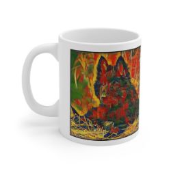 Picture of Belgian Sheepdog Belgian Shepherd-Garden Veggie Mug