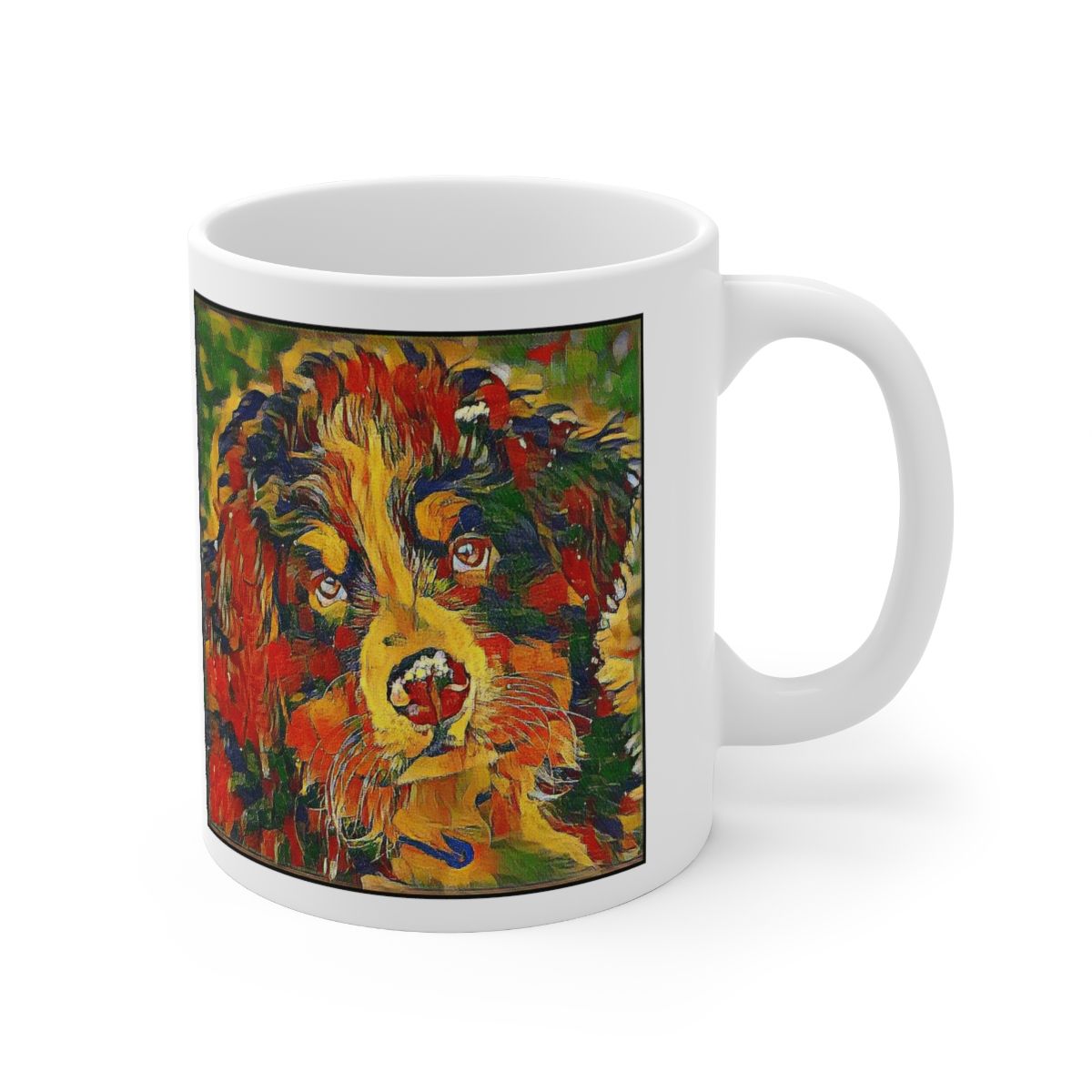 Picture of Bernese Mountain Dog-Garden Veggie Mug