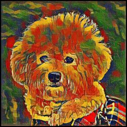 Picture of Bichon Frise-Garden Veggie Mug