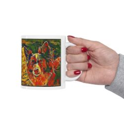 Picture of Border Collie-Garden Veggie Mug