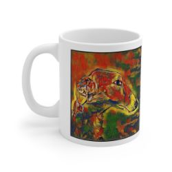 Picture of Borzoi-Garden Veggie Mug