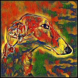 Picture of Borzoi-Garden Veggie Mug