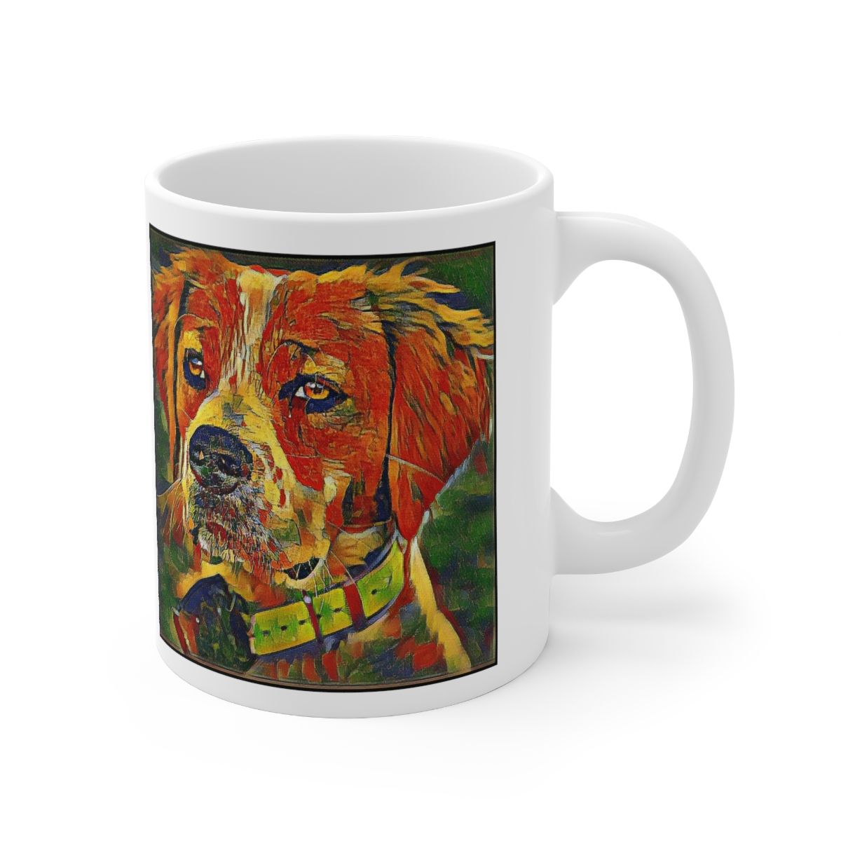 Picture of Brittany Spaniel-Garden Veggie Mug