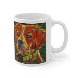 Picture of Brittany Spaniel-Garden Veggie Mug
