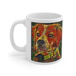 Picture of Brittany Spaniel-Garden Veggie Mug