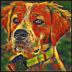 Picture of Brittany Spaniel-Garden Veggie Mug