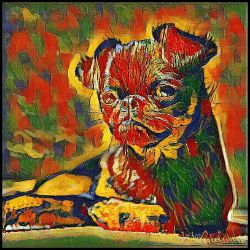 Picture of Brussels Griffon-Garden Veggie Mug