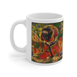 Picture of Bull Mastiff-Garden Veggie Mug