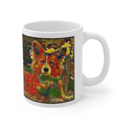 Picture of Cardigan Welsh Corgi-Garden Veggie Mug