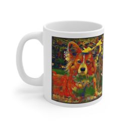Picture of Cardigan Welsh Corgi-Garden Veggie Mug
