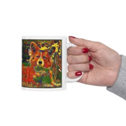 Picture of Cardigan Welsh Corgi-Garden Veggie Mug
