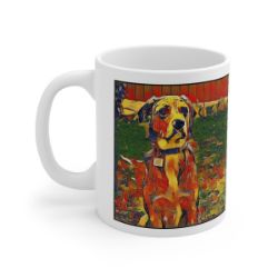 Picture of Catahoula Leopard Dog-Garden Veggie Mug