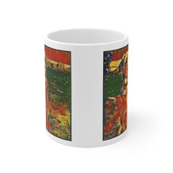 Picture of Catahoula Leopard Dog-Garden Veggie Mug