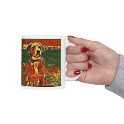 Picture of Catahoula Leopard Dog-Garden Veggie Mug