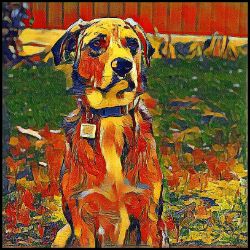 Picture of Catahoula Leopard Dog-Garden Veggie Mug