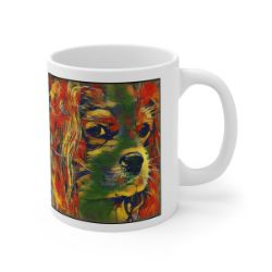 Picture of Cavalier King Charles Spaniel-Garden Veggie Mug