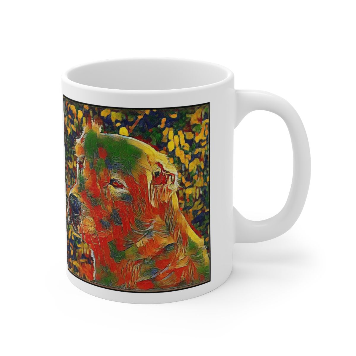 Picture of Central Asian Shepherd Dog-Garden Veggie Mug