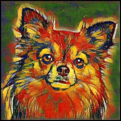 Picture of Chihuahua Long Hair-Garden Veggie Mug