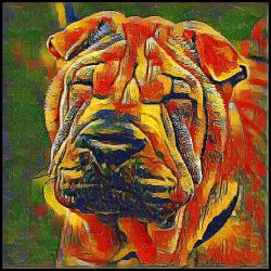 Picture of Chinese Shar Pei-Garden Veggie Mug