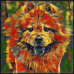 Picture of Chow Chow-Garden Veggie Mug