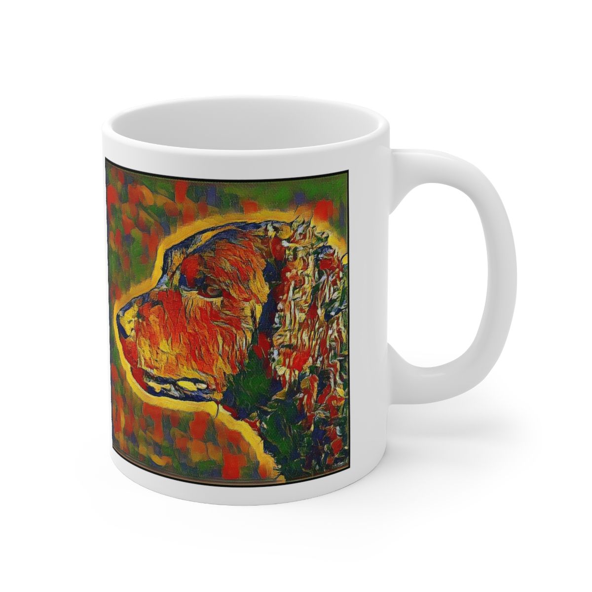 Picture of Curly Coated Retriever-Garden Veggie Mug