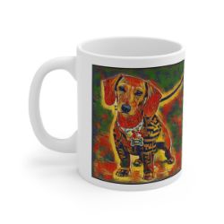 Picture of Dachshund-Garden Veggie Mug