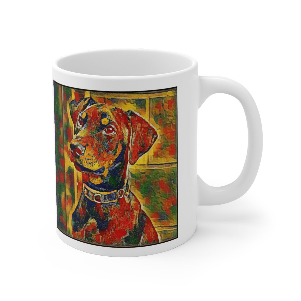 Picture of Doberman-Garden Veggie Mug